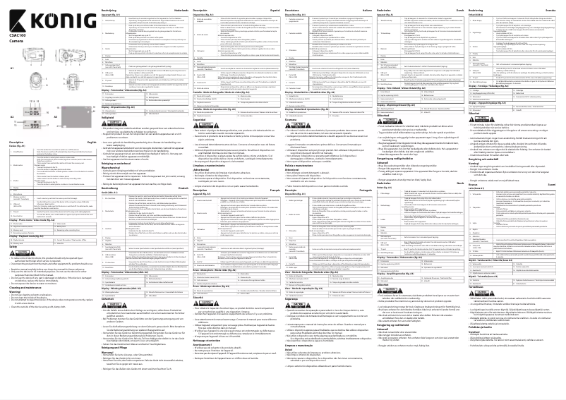 Página 1 del manual Manual de usuario Konig CSAC100