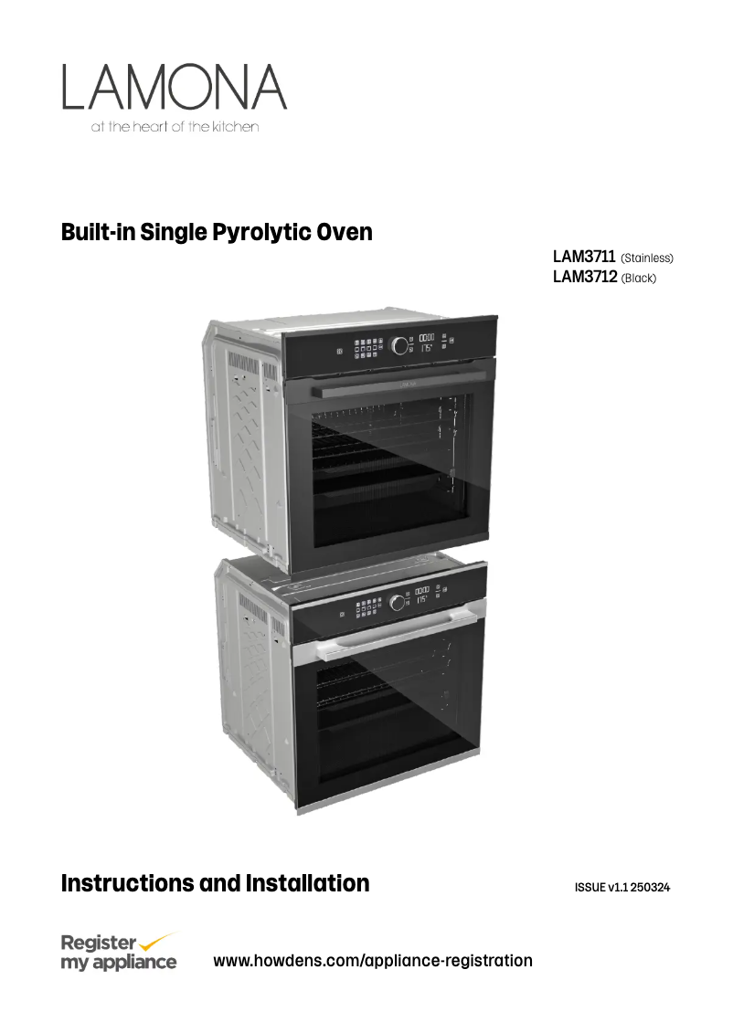 Image de la première page du manuel de l'appareil LAM3711