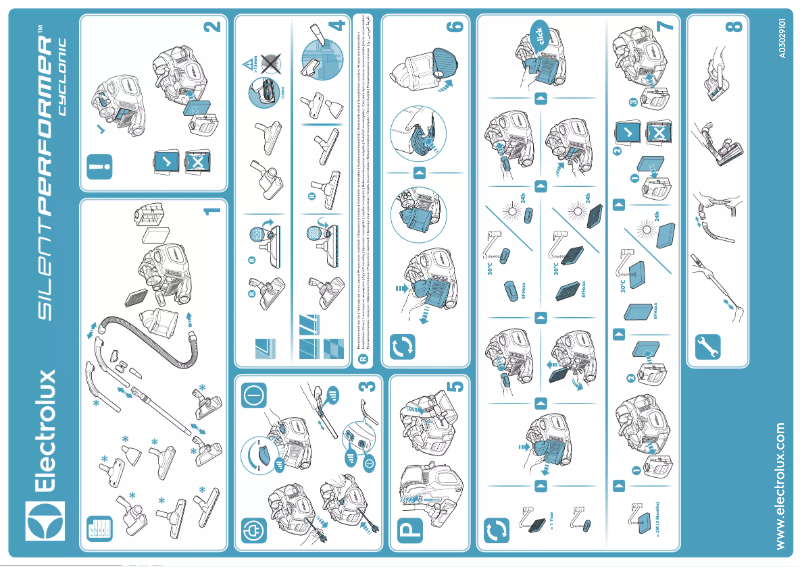 Page 1 de la notice Manuel utilisateur Electrolux ZSPCPARKET