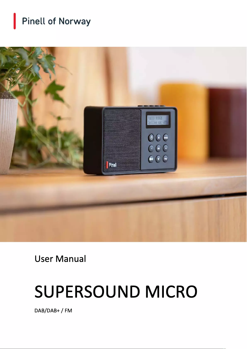 Image de la première page du manuel de l'appareil Supersound Micro