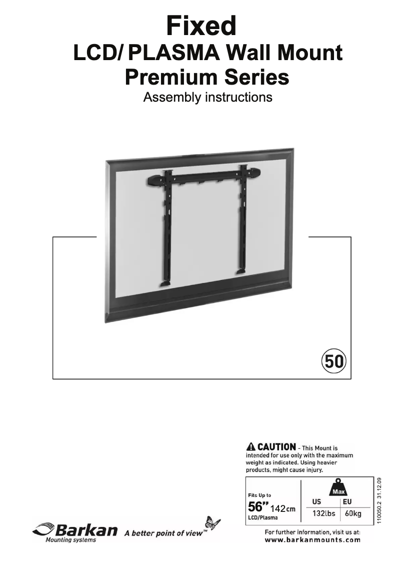 Page n°1 - Manuel utilisateur Barkan 50B