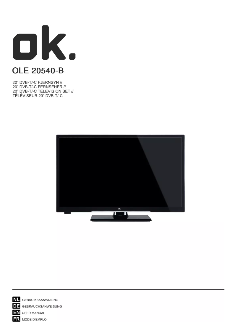 Image de la première page du manuel de l'appareil OLE 20540-B