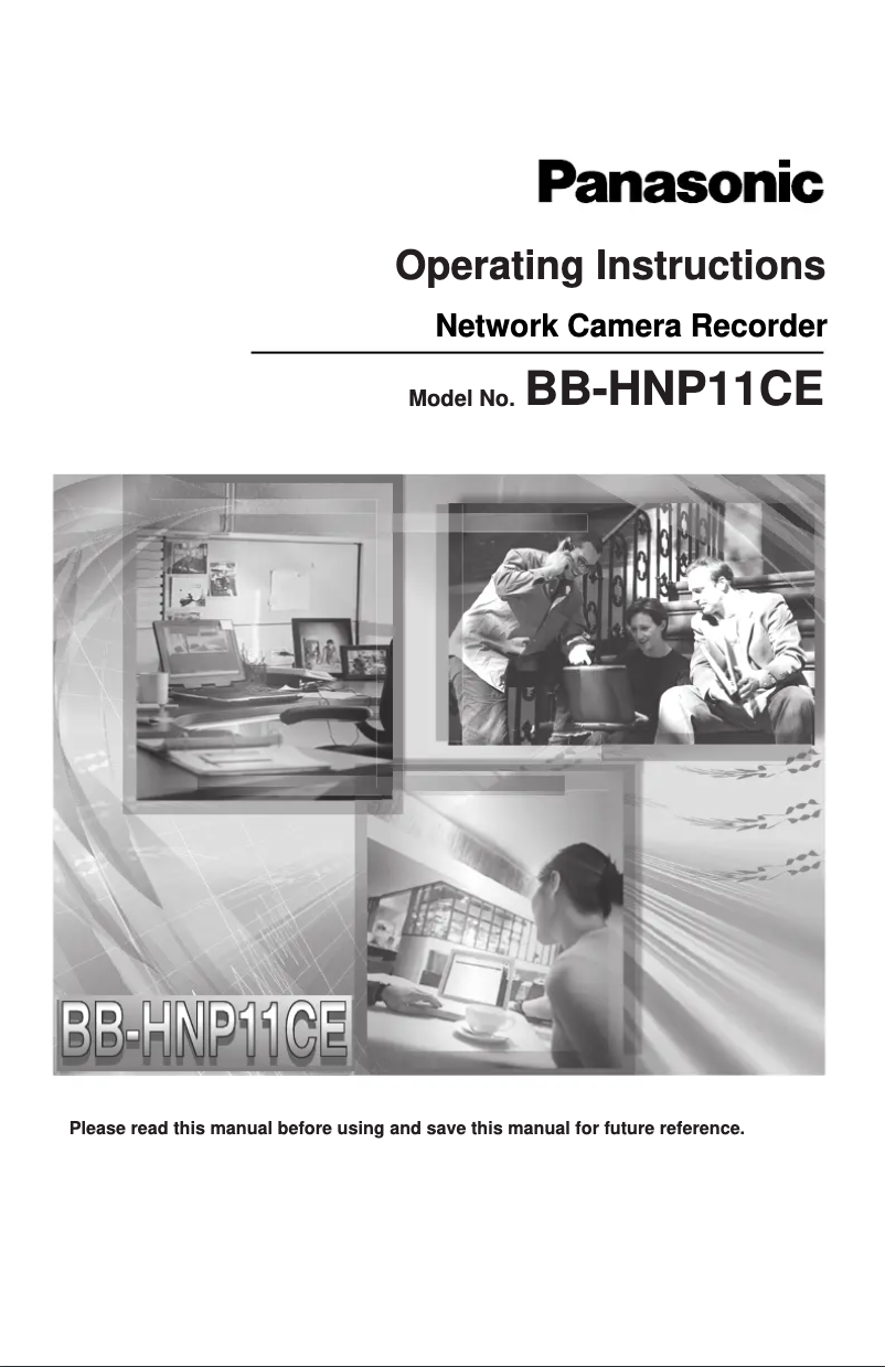 Page n°1 - Manuel utilisateur Panasonic BB-HNP11CE