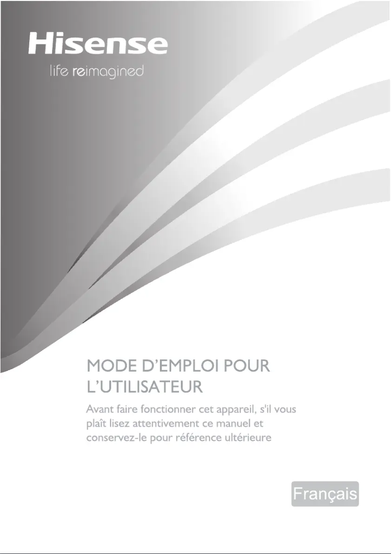 Page n°1 - Manuel utilisateur Hisense RB468N4EC1