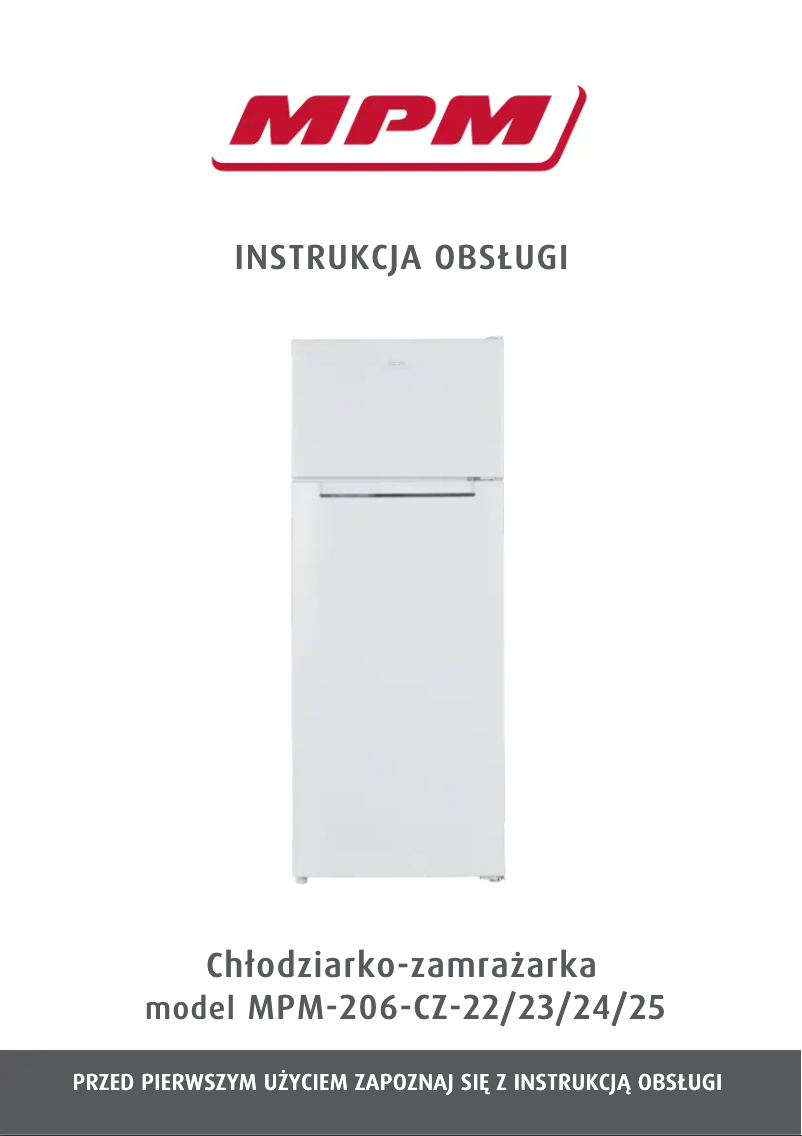 Page n°1 - Manuel utilisateur MPM MPM-206-CZ-25