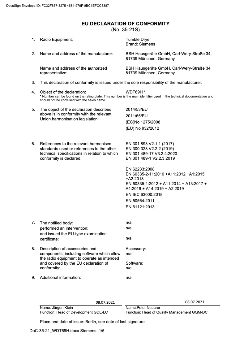 Image de la première page du manuel de l'appareil WT4HXKL9DN