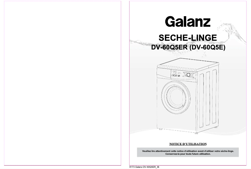 Página 1 del manual Manual de usuario Galanz DV-60Q5ER