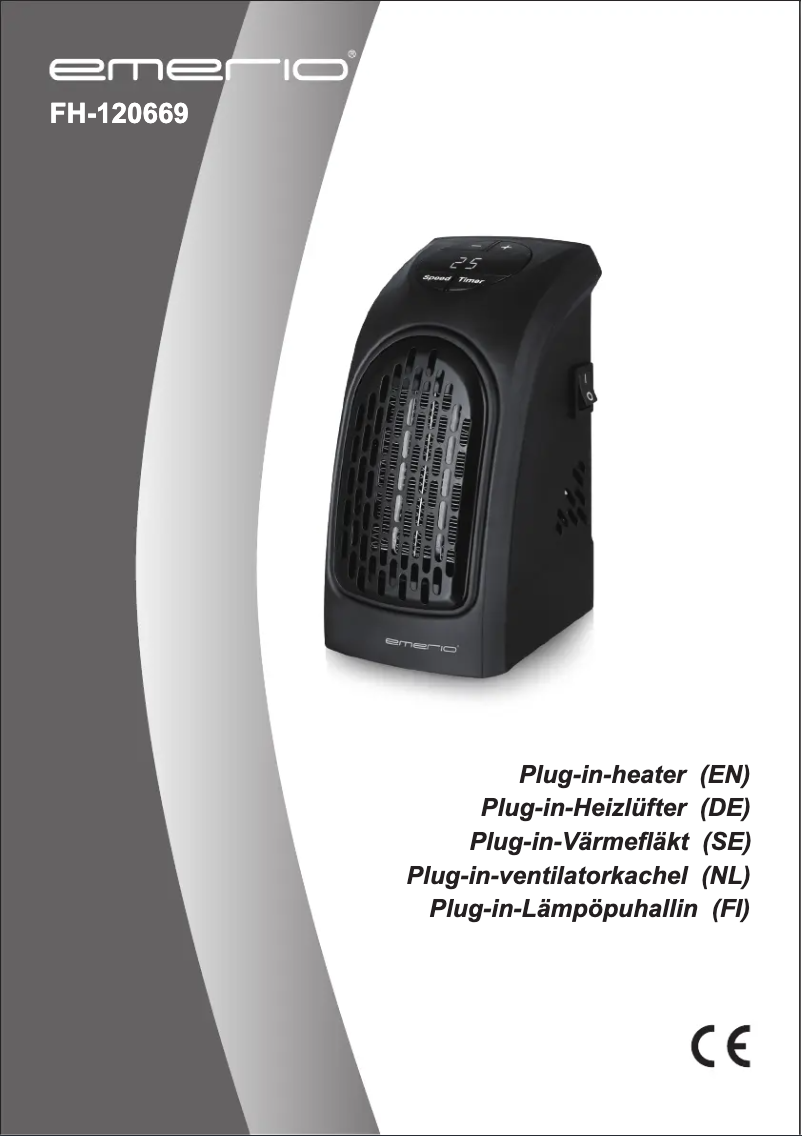 Page 1 de la notice Manuel utilisateur Emerio FAN-120669