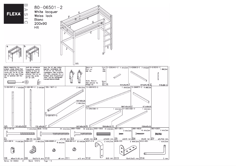 Page n°1 - Manuel utilisateur Flexa 80-06501-2