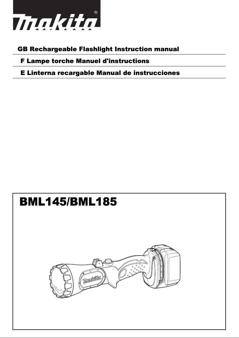 Image de la première page du manuel de l'appareil BML185W