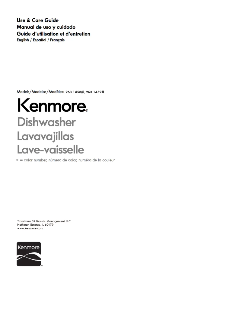 Page n°1 - Manuel utilisateur Kenmore 22-14592