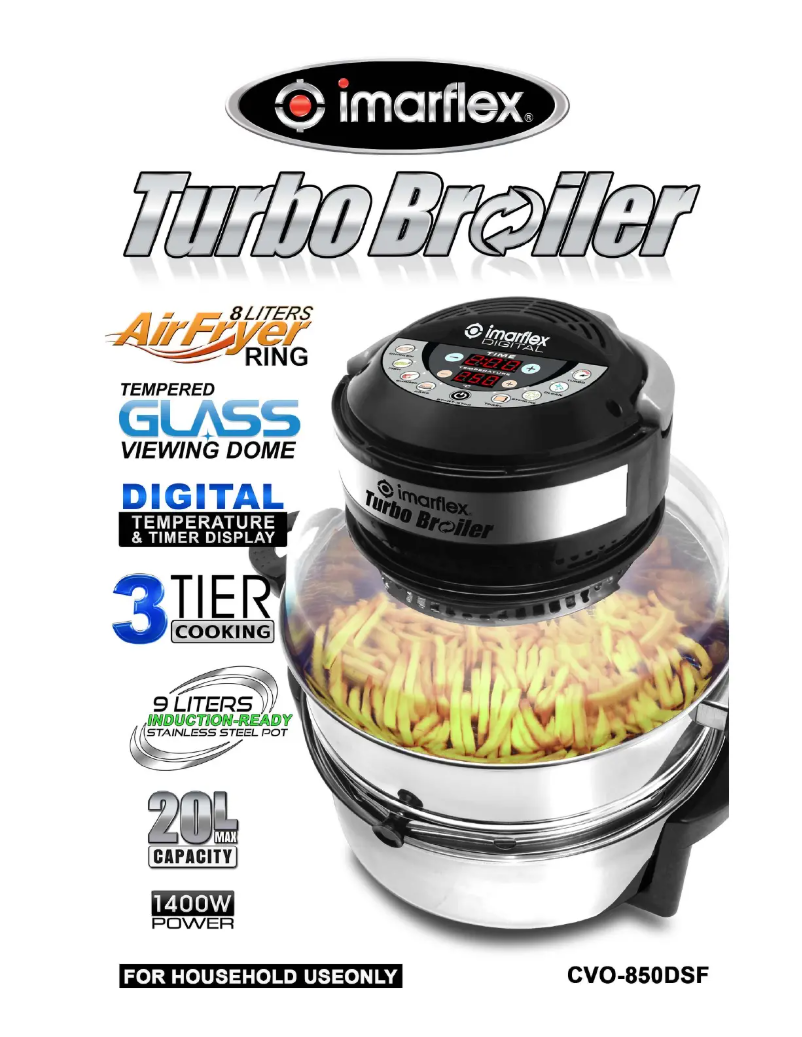 Página 1 del manual Manual de usuario Imarflex Turbo Broiler CVO-850DSF