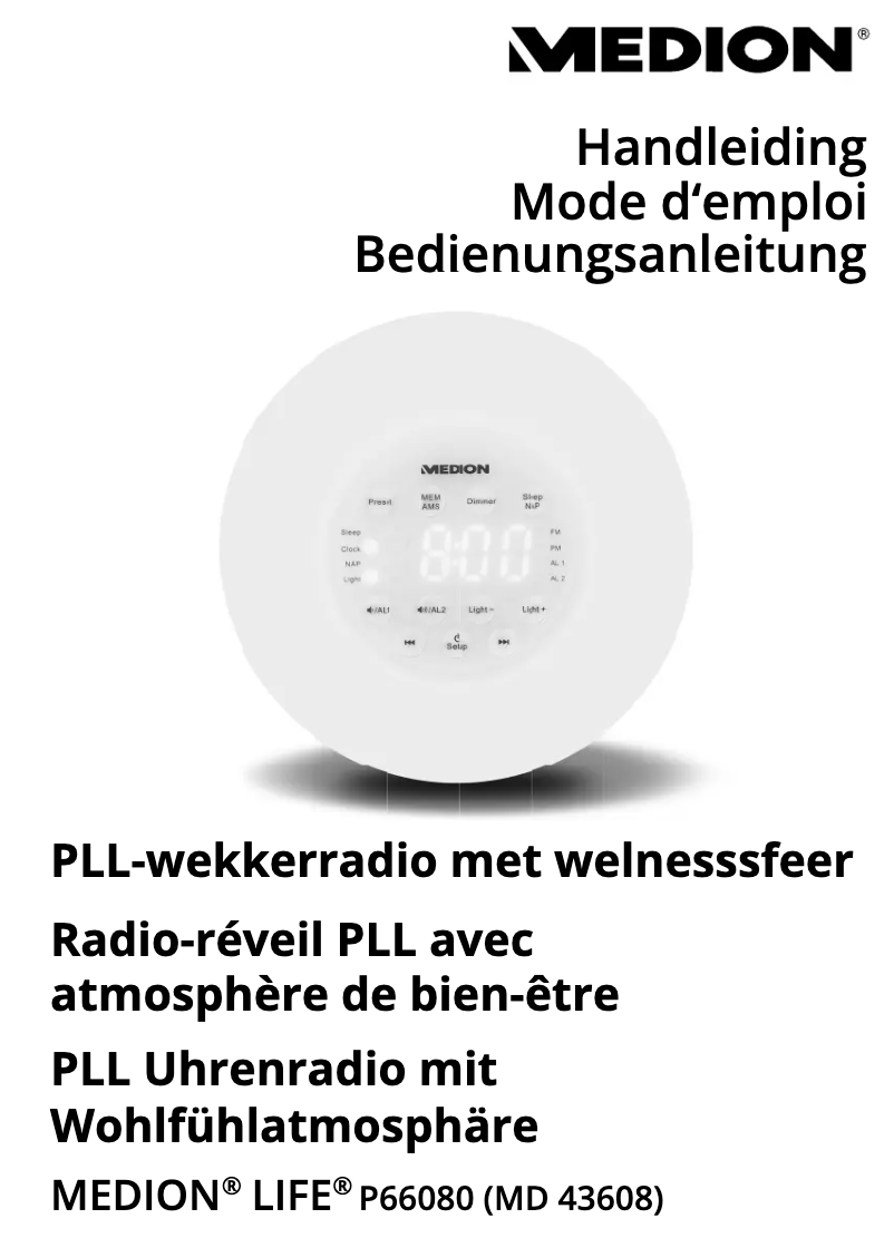 Image de la première page du manuel de l'appareil P66080