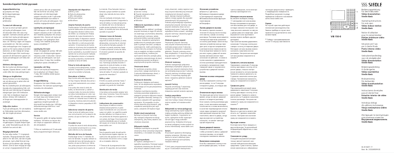 Image de la première page du manuel de l'appareil VIB 150-0