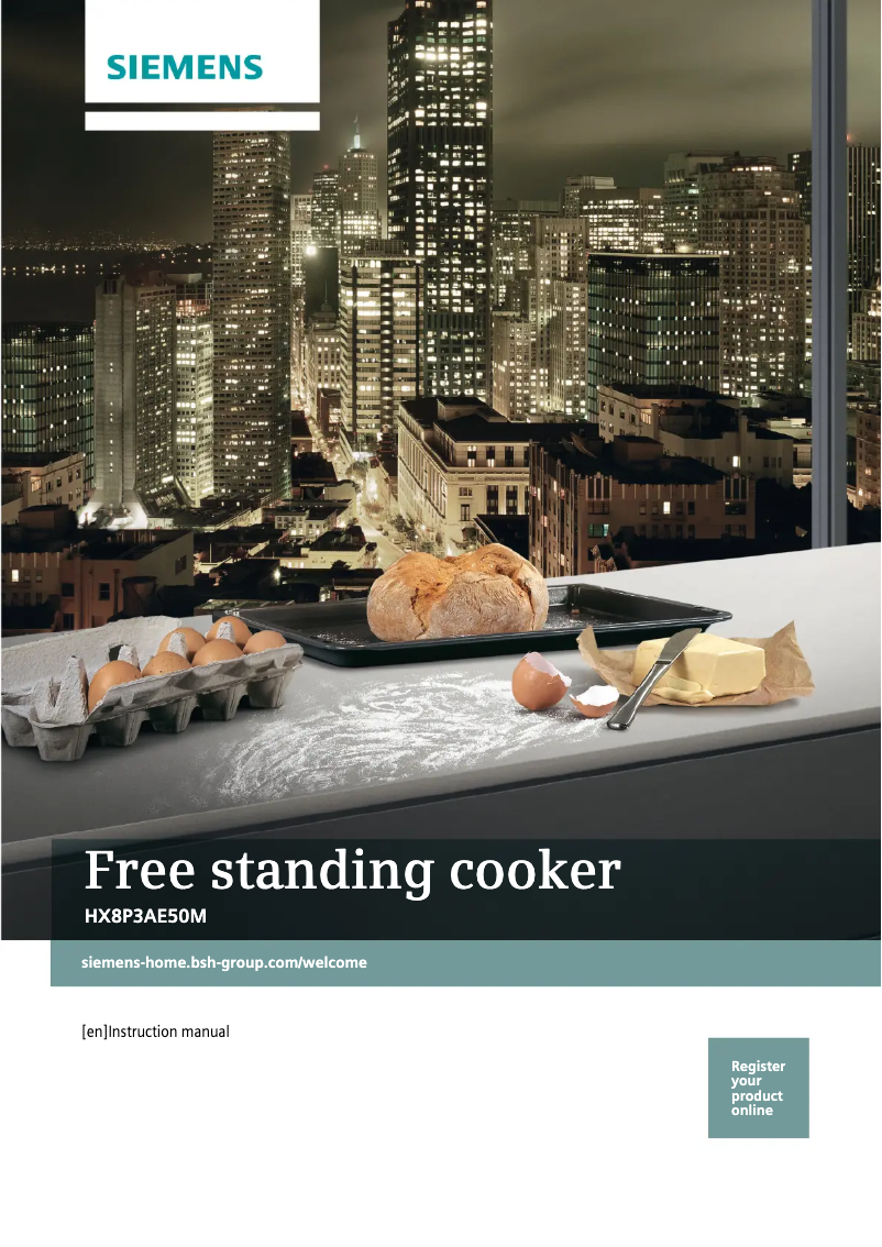 Page 1 de la notice Manuel utilisateur Siemens HX8P3AE50M