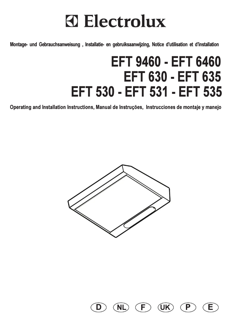 Image de la première page du manuel de l'appareil EFT 635