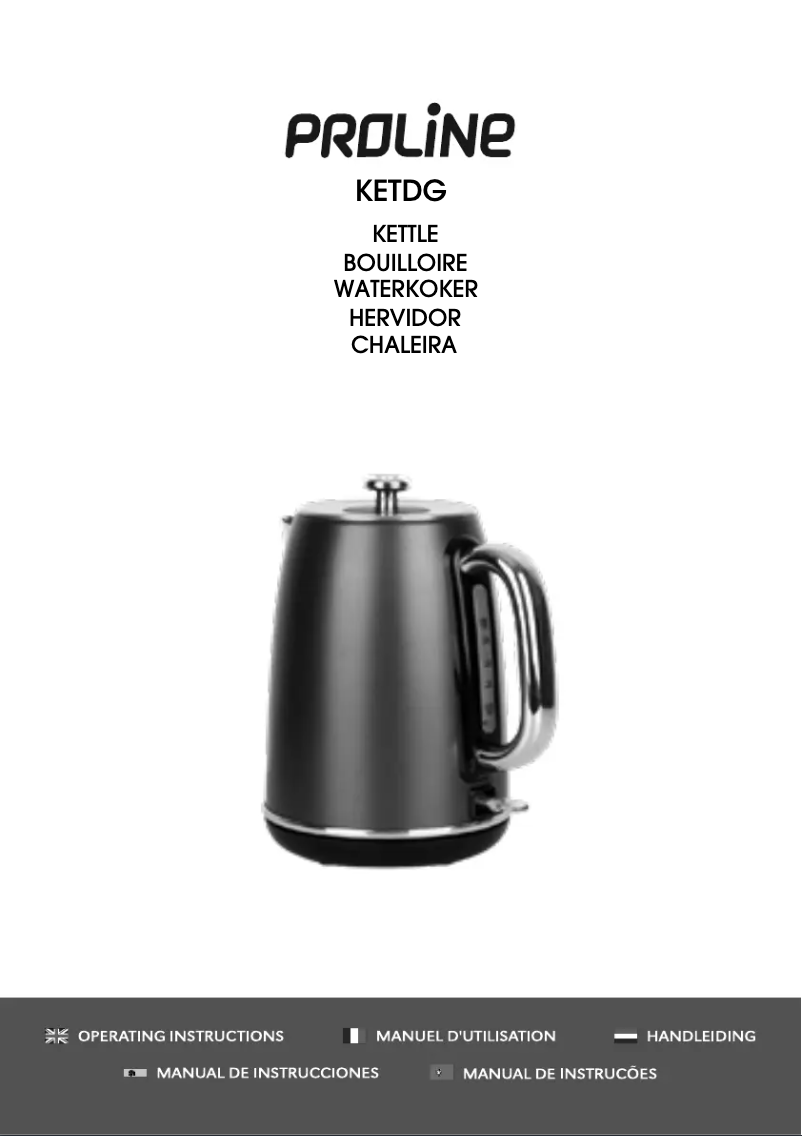 Page 1 de la notice Manuel utilisateur Proline KETDG