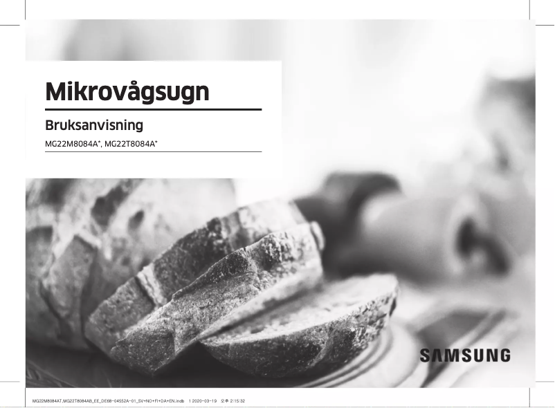 Page n°1 - Manuel utilisateur Samsung MG22T8084AB