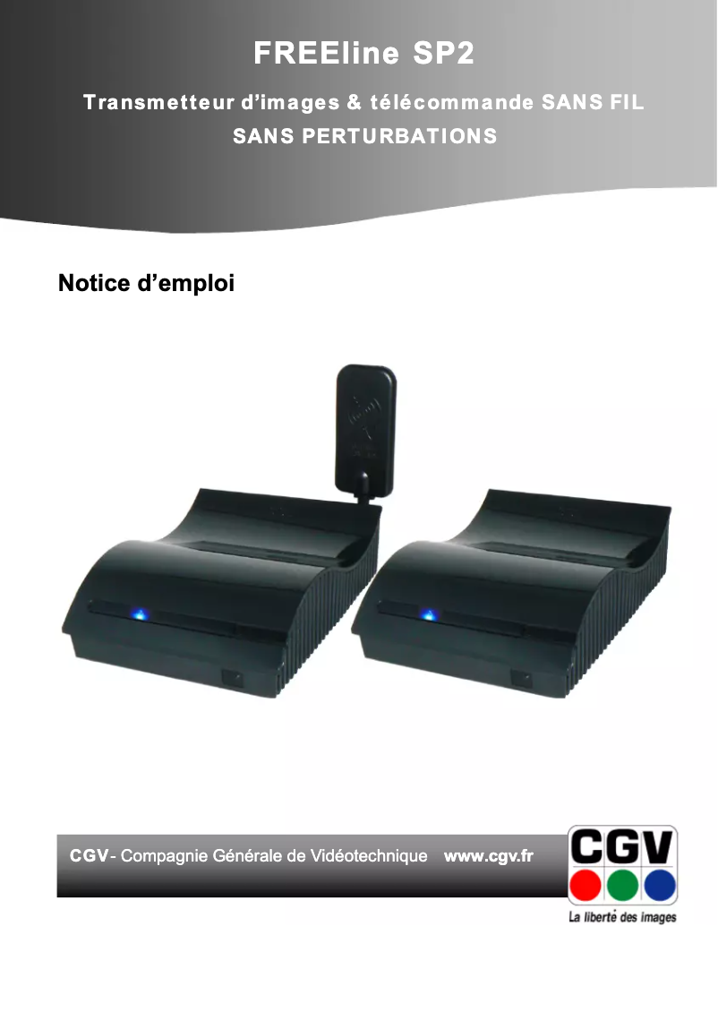 Página 1 del manual Manual de usuario CGV FREEline SP2