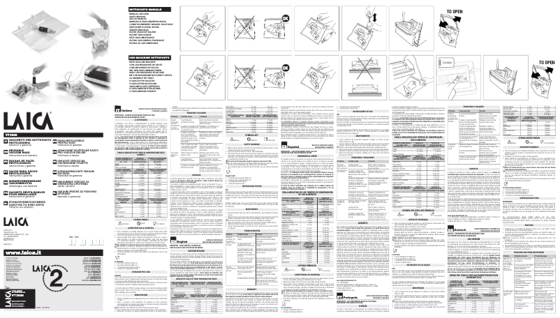 Page 1 de la notice Manuel utilisateur Laica VT3520