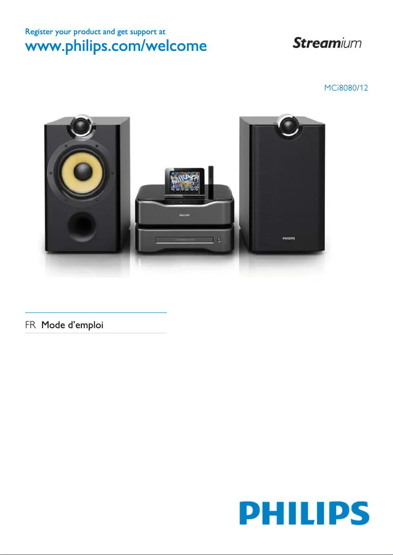 Page n°1 - Mode d'emploi Philips Streamium MCI8080