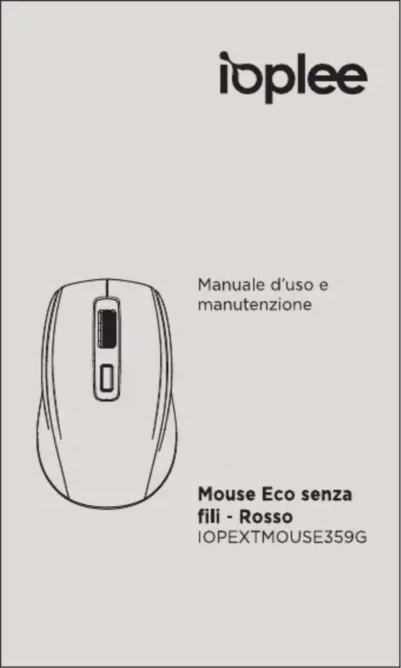 Image de la première page du manuel de l'appareil IOPEXT359G