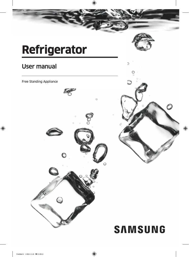 Image de la première page du manuel de l'appareil RS76CB811312