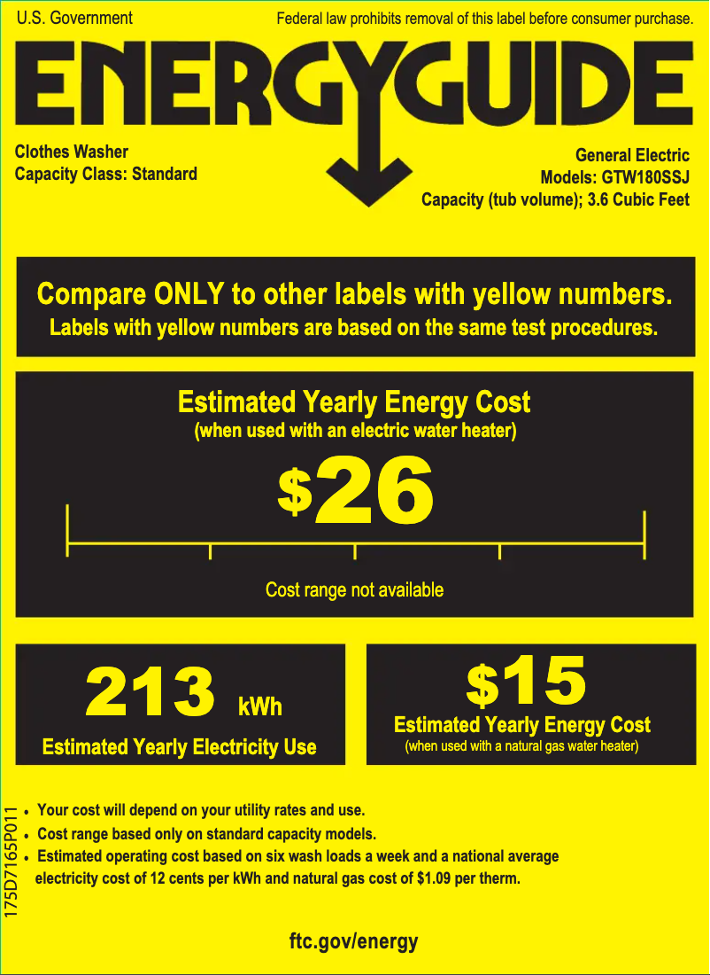 Image de la première page du manuel de l'appareil GTW180SSJWW