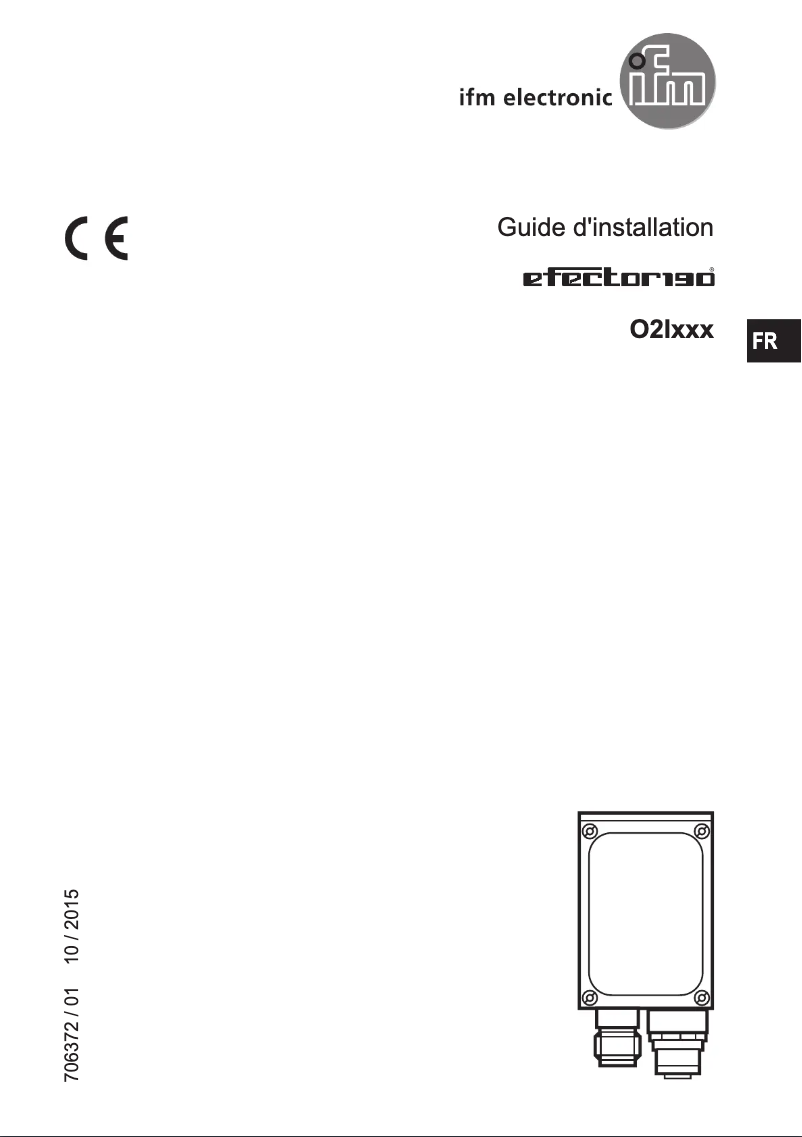 Image de la première page du manuel de l'appareil O2I303