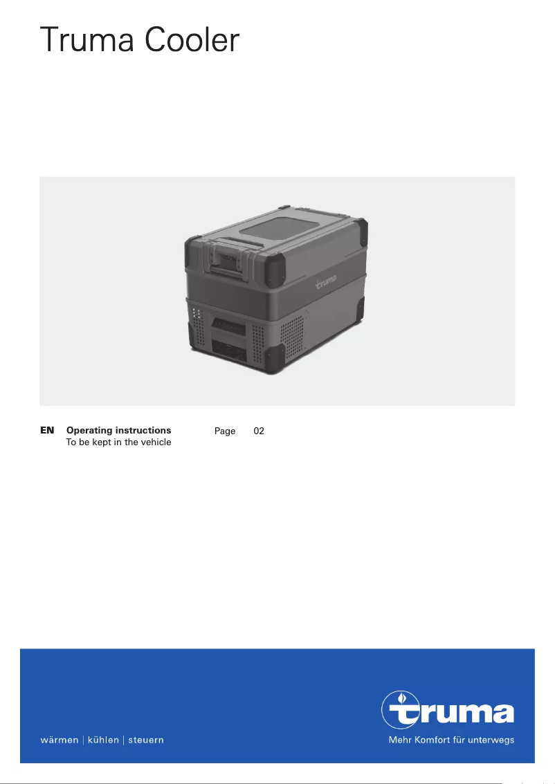 Page 1 de la notice Manuel utilisateur Truma Cooler