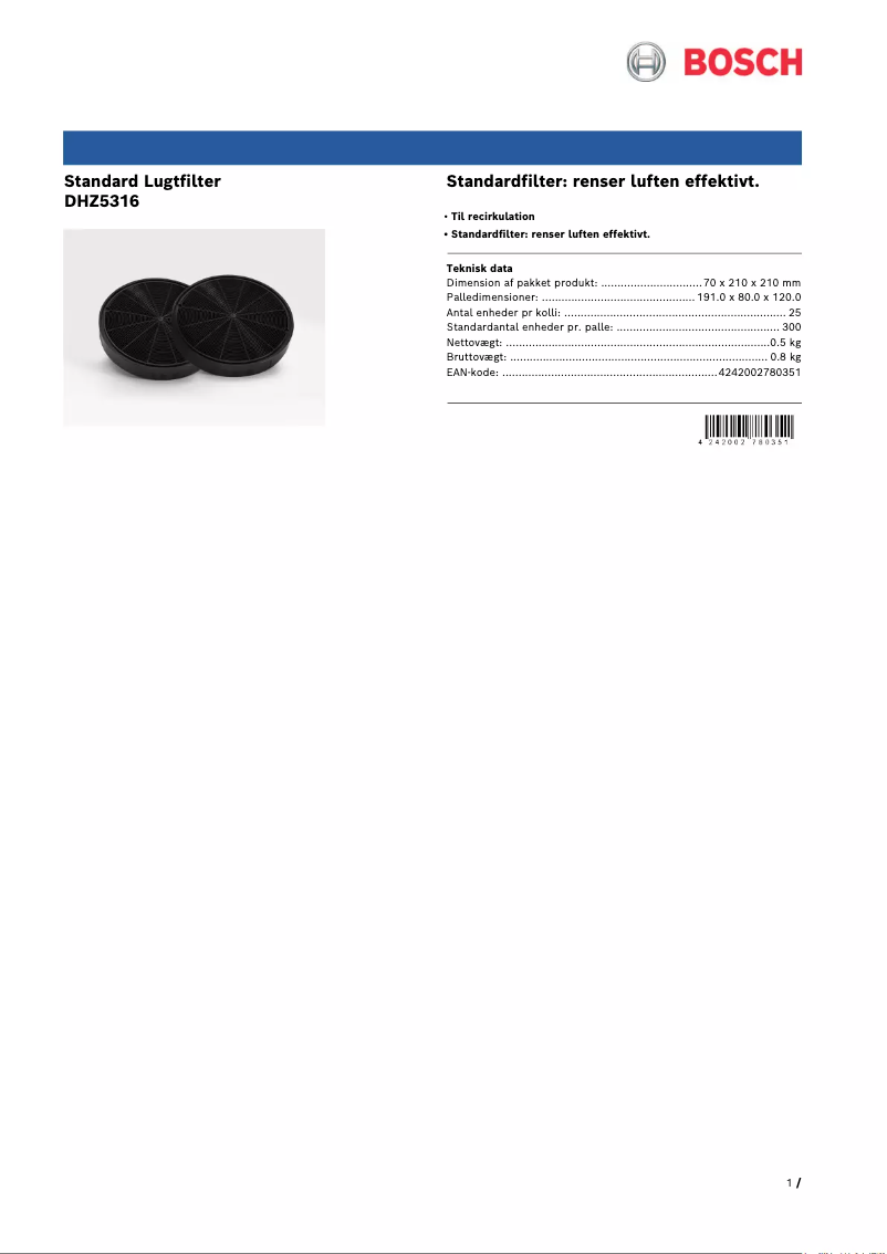 Imagen de la primera página del manual del dispositivo DHZ5316