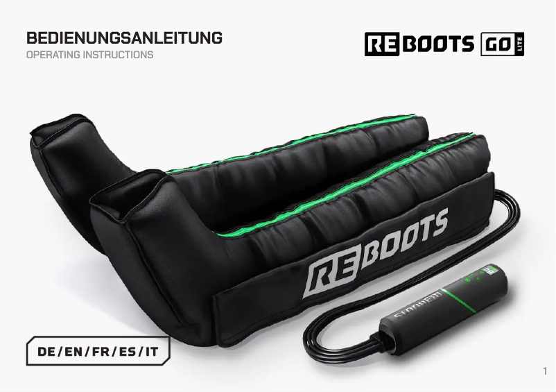 Page n°1 - Manuel utilisateur Reboots GO Lite