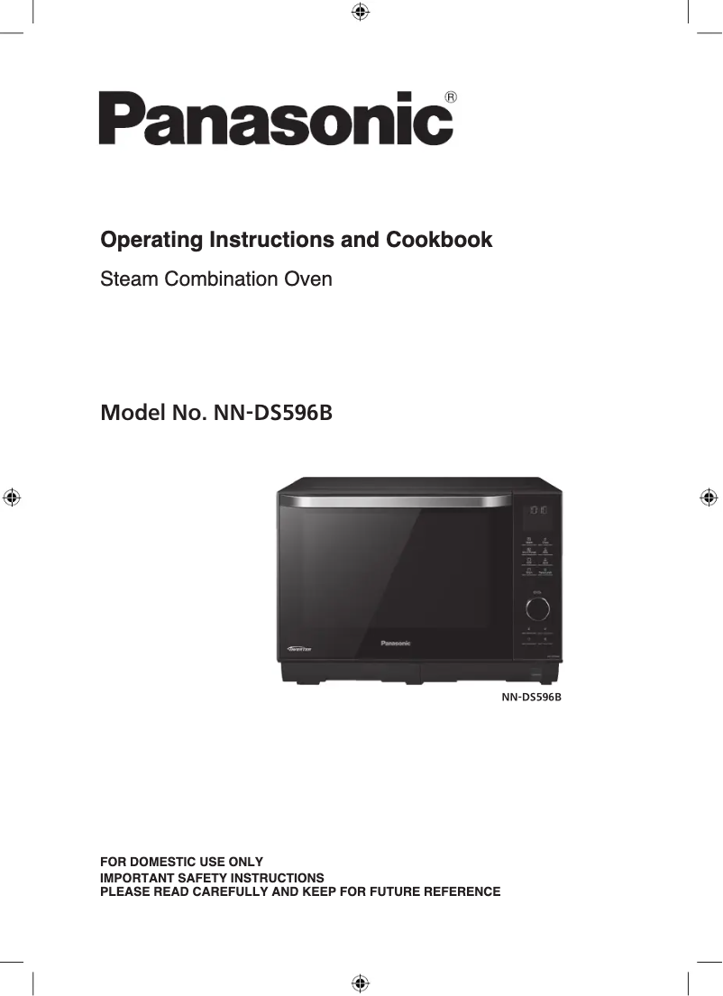 Page n°1 - Manuel utilisateur Panasonic NN-DF386M