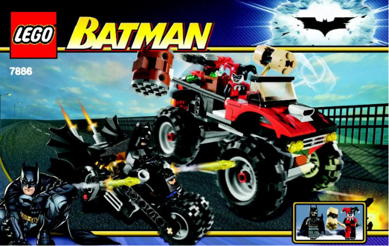 Page n°1 - Manuel utilisateur Lego The Batcycle (TM): Harley Quinn's Hammer Tru