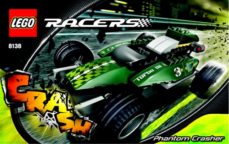 Page n°1 - Manuel utilisateur Lego Racers 8138