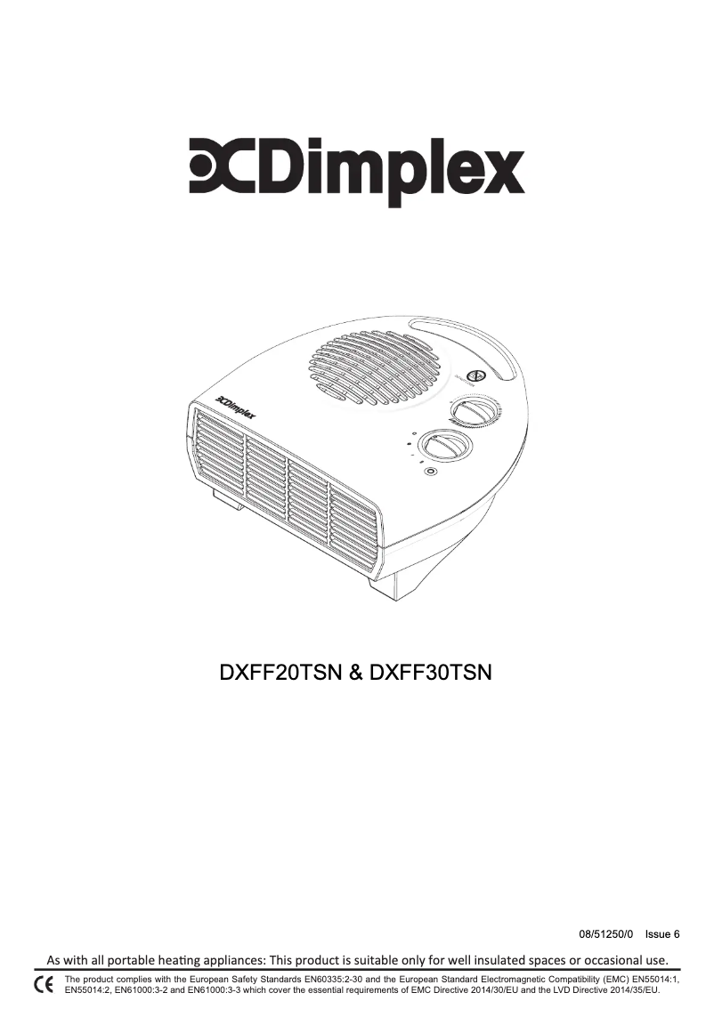 Página 1 del manual Manual de usuario Dimplex DXFF30TSN