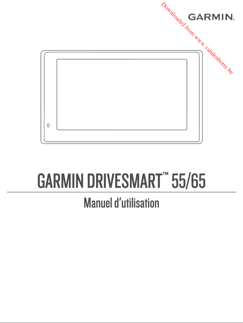 Page 1 de la notice Manuel utilisateur Garmin Drivesmart 65