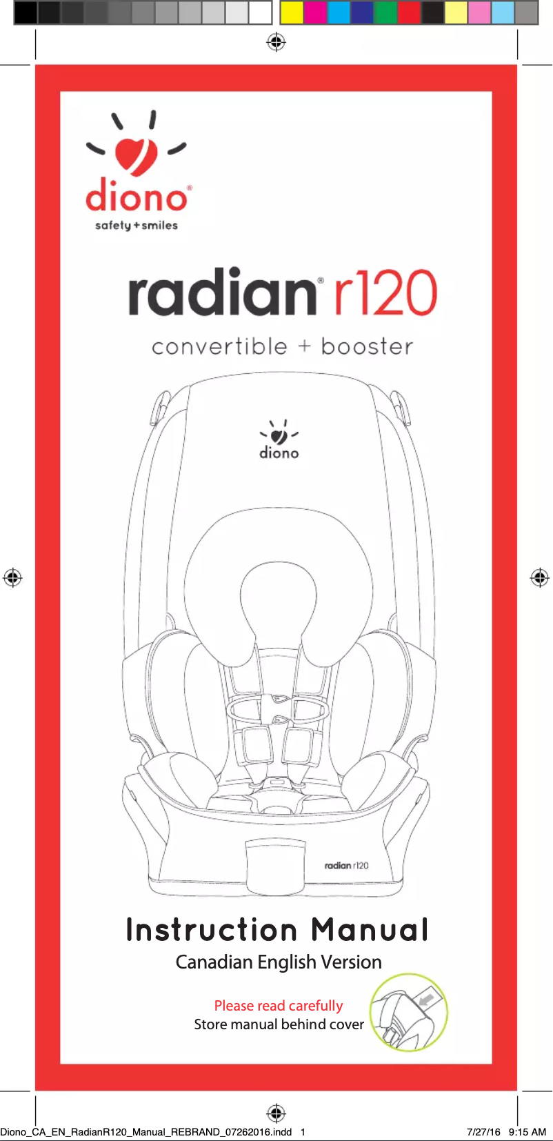 Image de la première page du manuel de l'appareil Radian r120