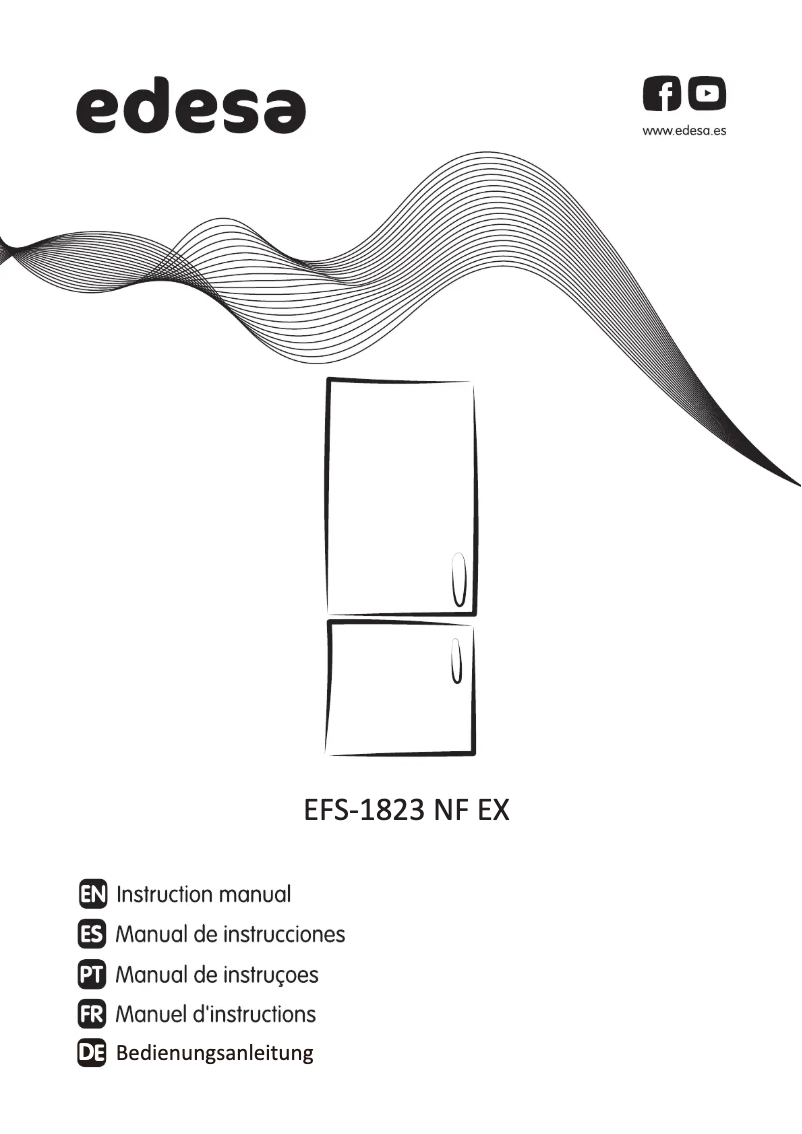 Page 1 de la notice Manuel utilisateur Edesa EFS-1823 NF EX