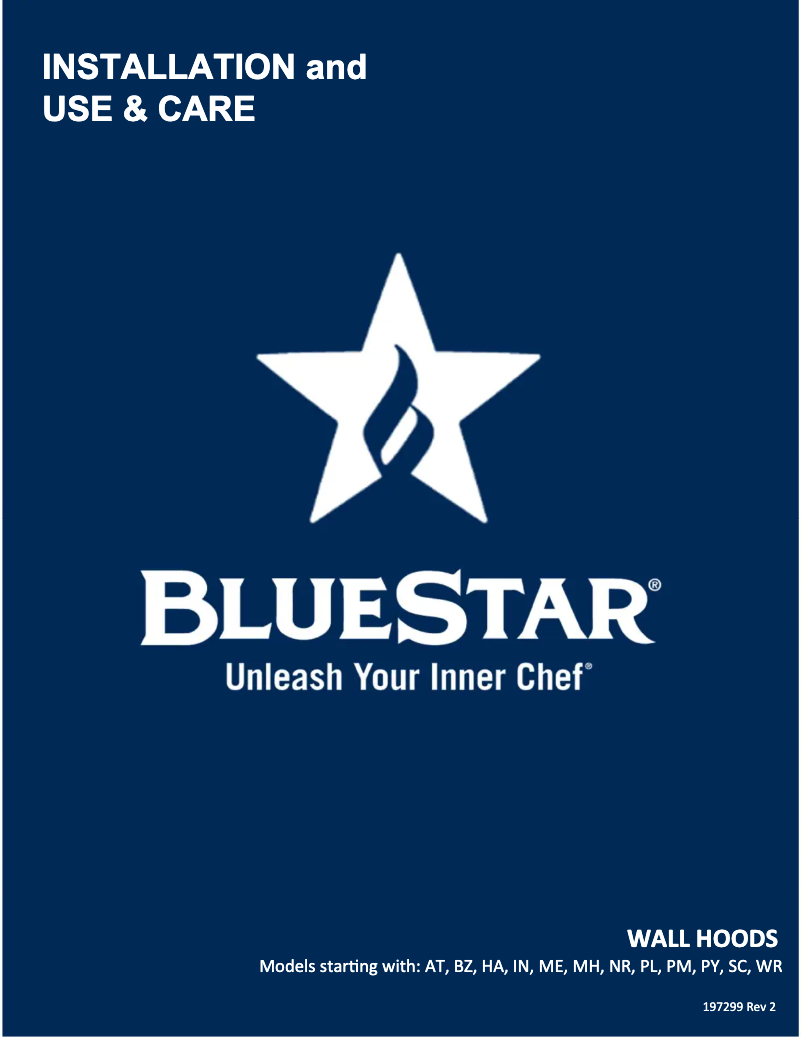Page 1 de la notice Guide d'installation BlueStar PM046ML