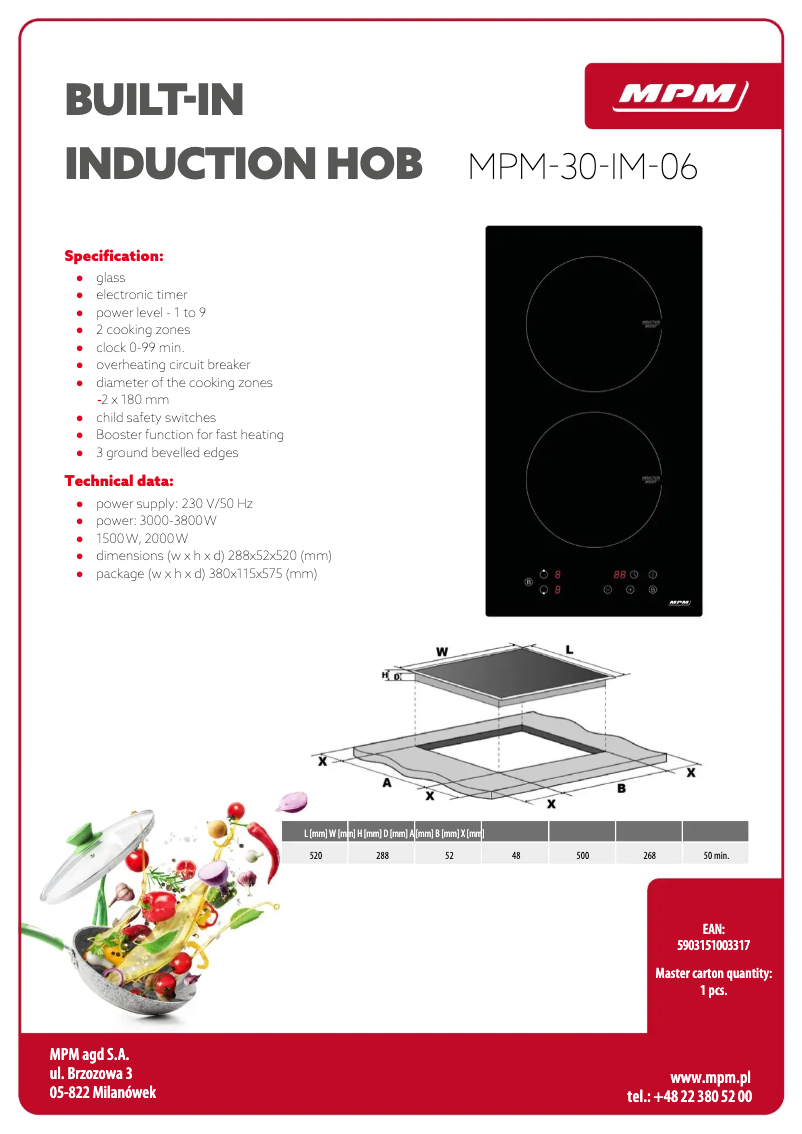 Page 1 de la notice Manuel utilisateur MPM MPM-30-IM-06