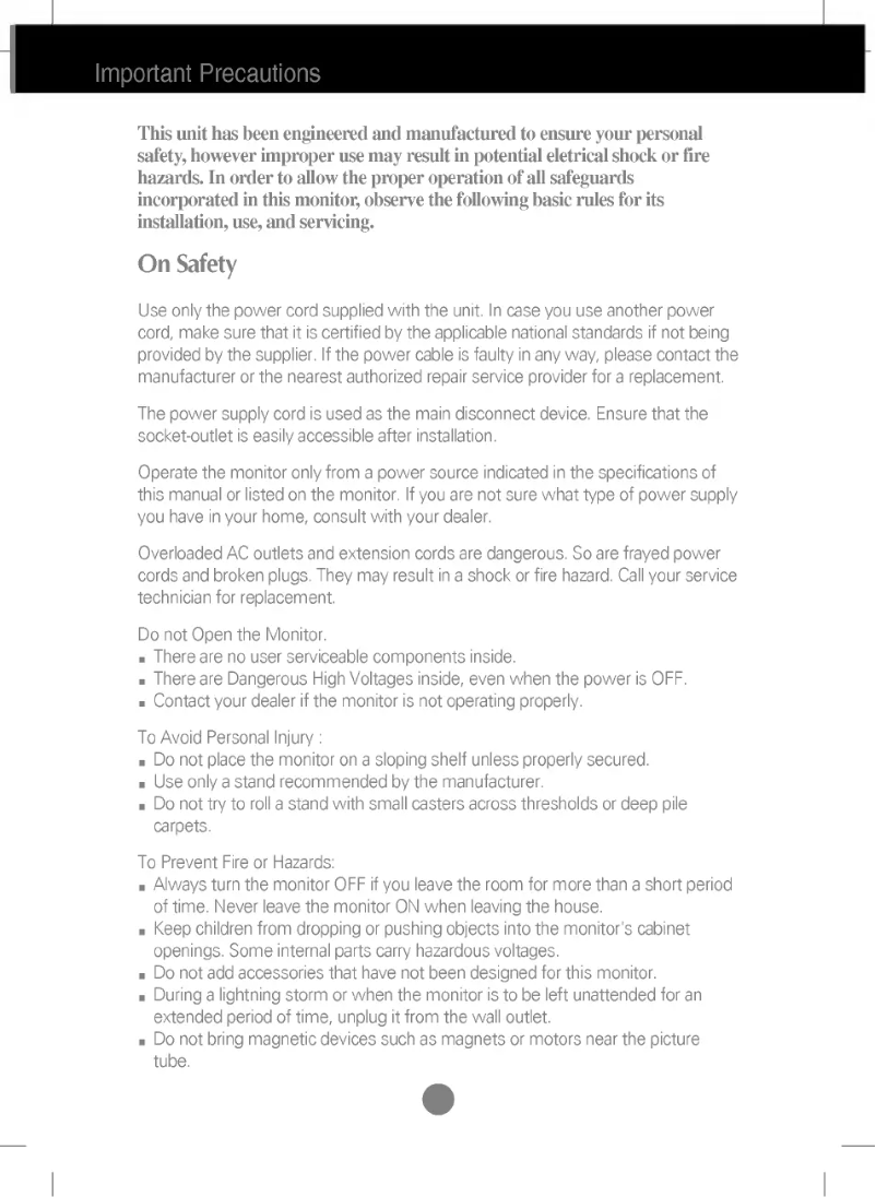 Página 1 del manual Manual de usuario LG 563A