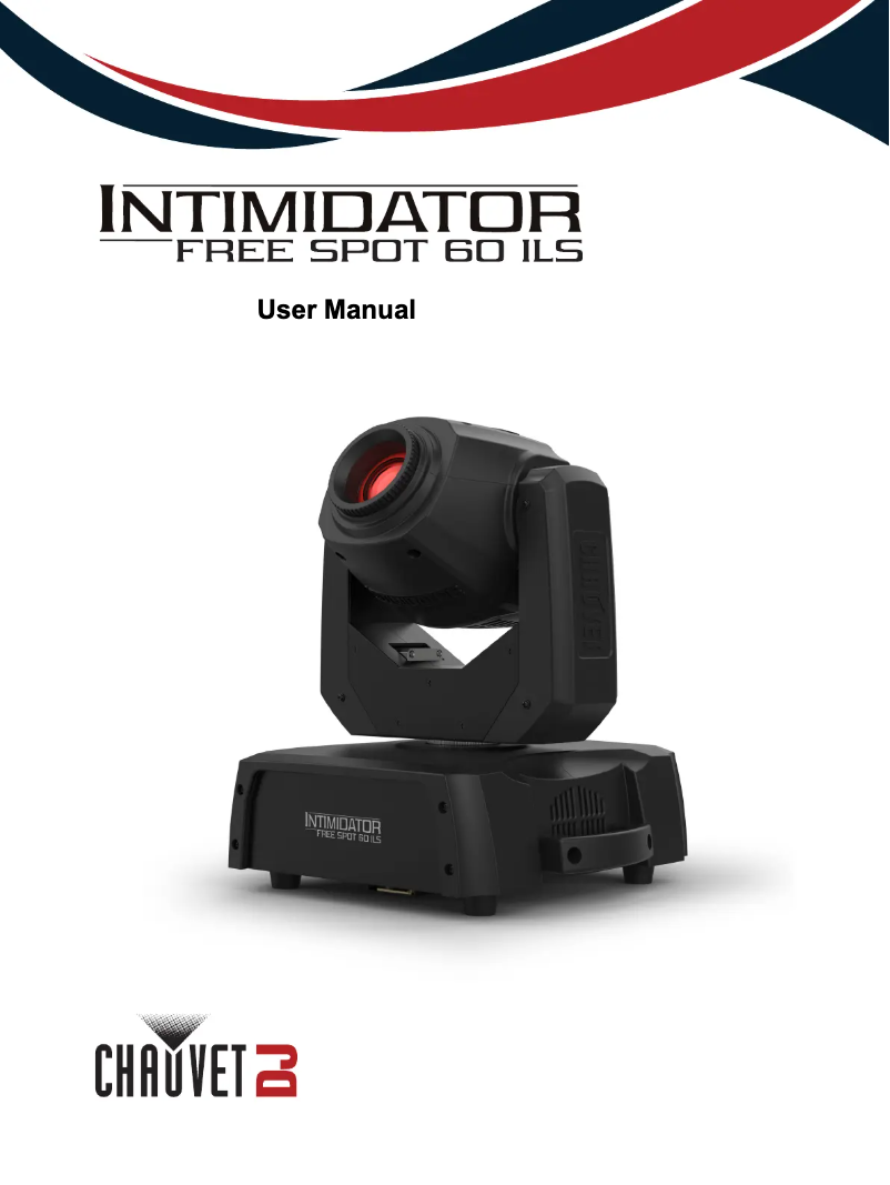 Image de la première page du manuel de l'appareil Intimidator Free Spot 60 ILS