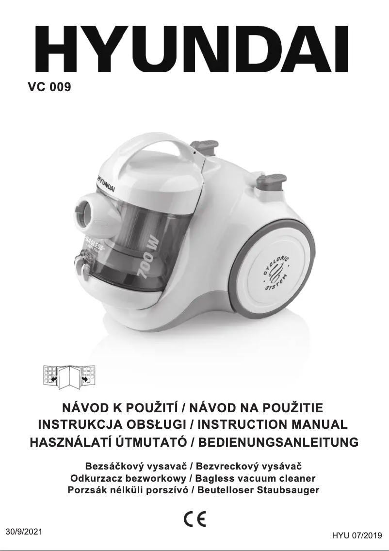 Page 1 de la notice Manuel utilisateur Hyundai VC 009