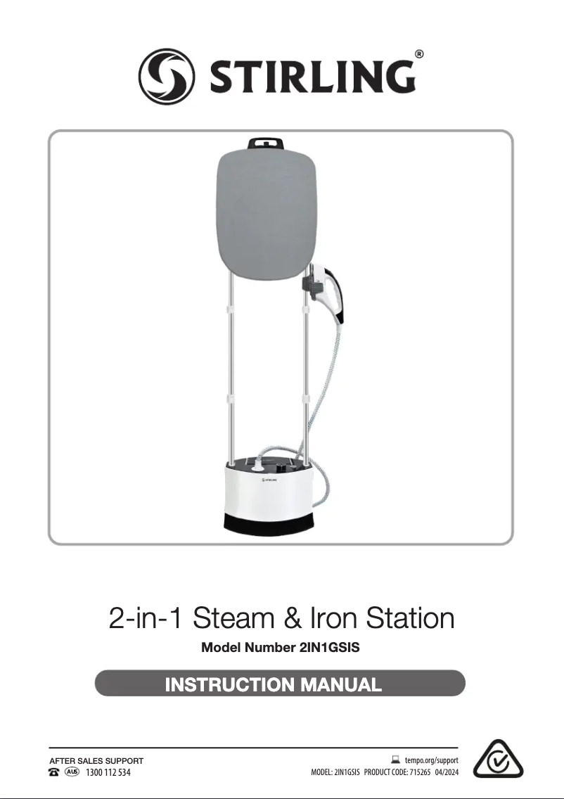 Image de la première page du manuel de l'appareil 2IN1GSIS