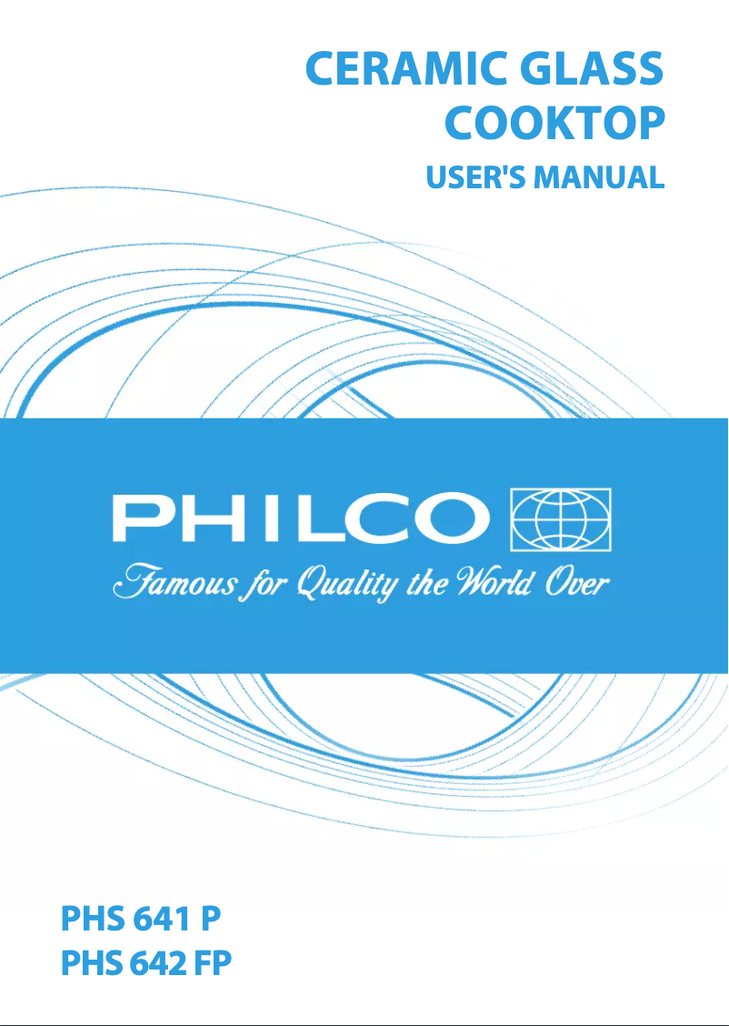 Page n°1 - Manuel utilisateur Philco PHS 642 FP
