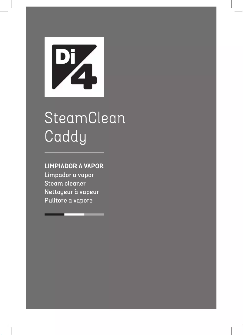 Image de la première page du manuel de l'appareil SteamClean Caddy