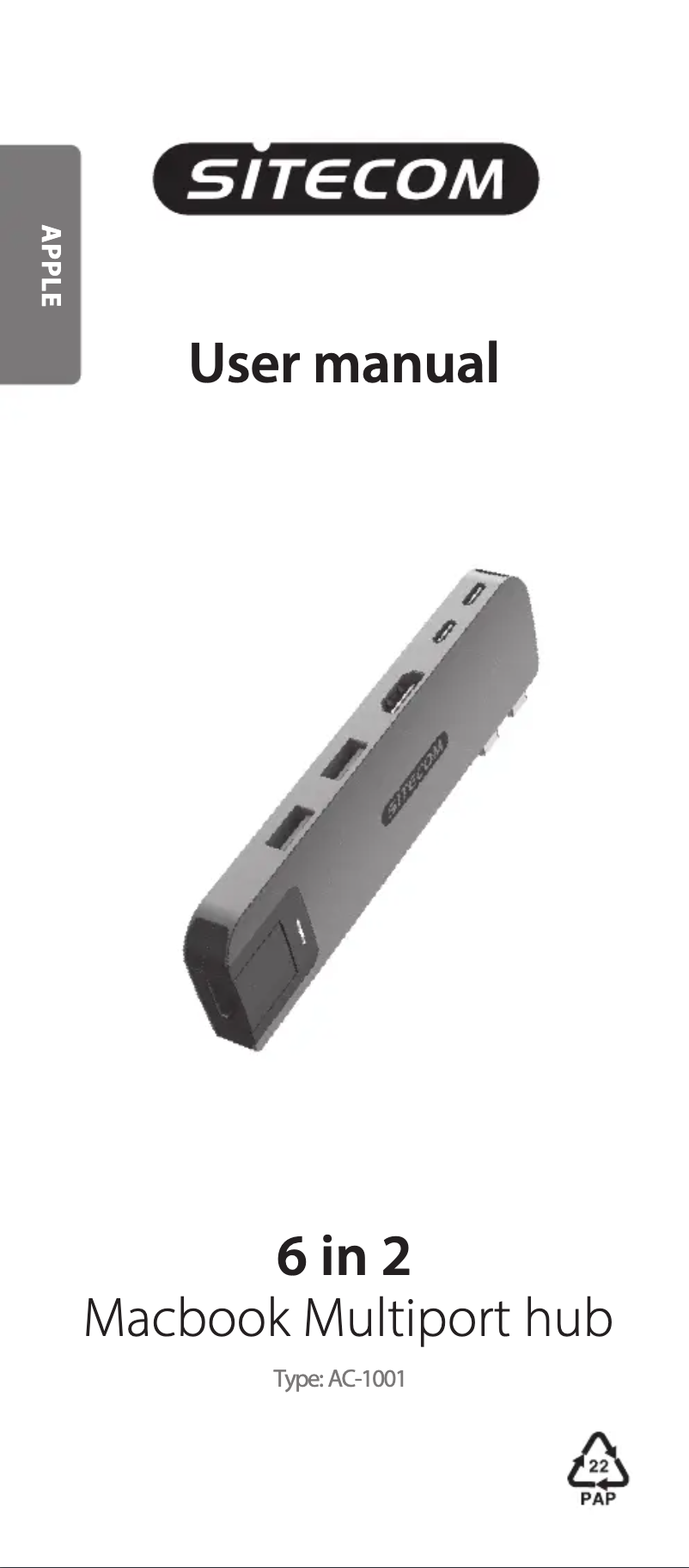 Page n°1 - Manuel utilisateur Sitecom AC-1001