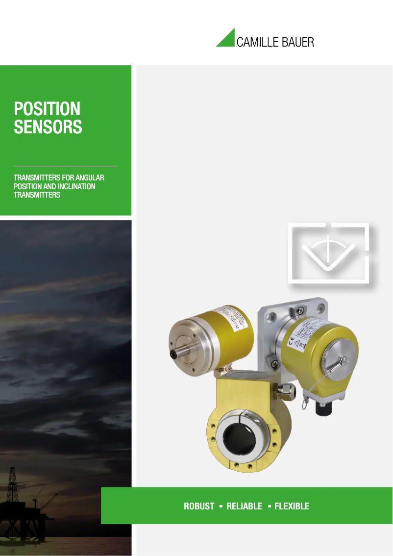 Page 1 de la notice Brochure Camille Bauer KINAX WT707