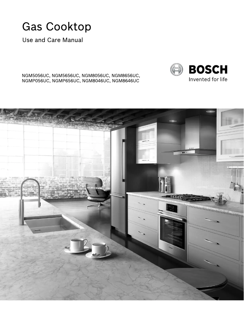 Page 1 de la notice Manuel utilisateur Bosch NGM5456UC